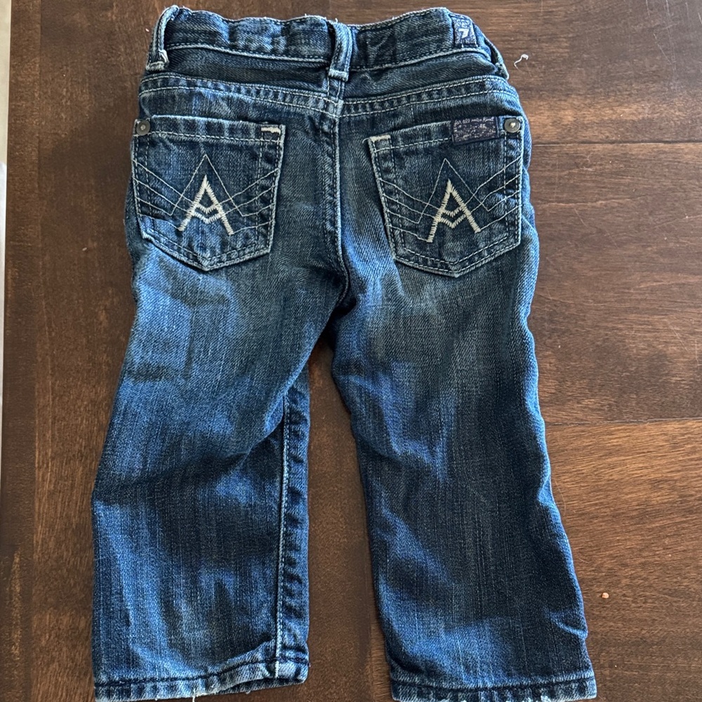 7 for all mankind  Blue Denim Jeans for 12 mo